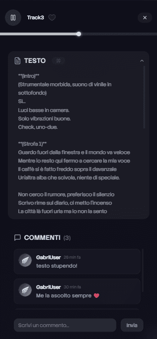 Screenshot Mobile Menu